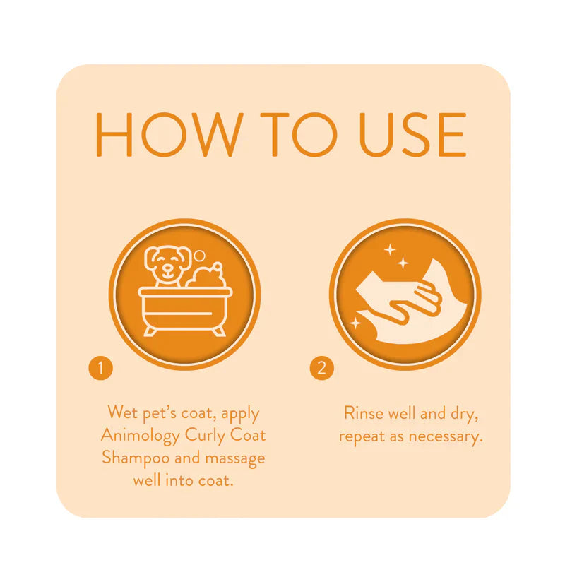 Curly Coat Dog Shampoo 250ml