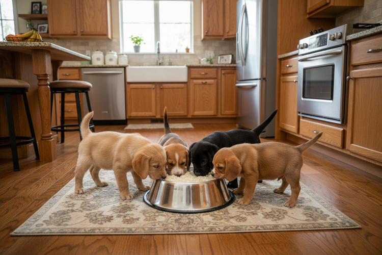 Puppy Feeding