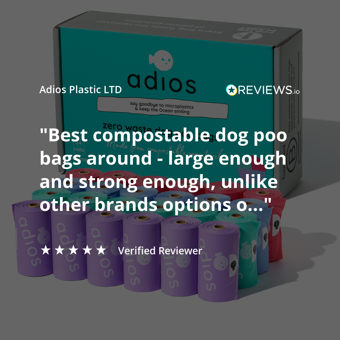 Rainbow Compostable Poo Bags, 120 Bags (8 Rolls)