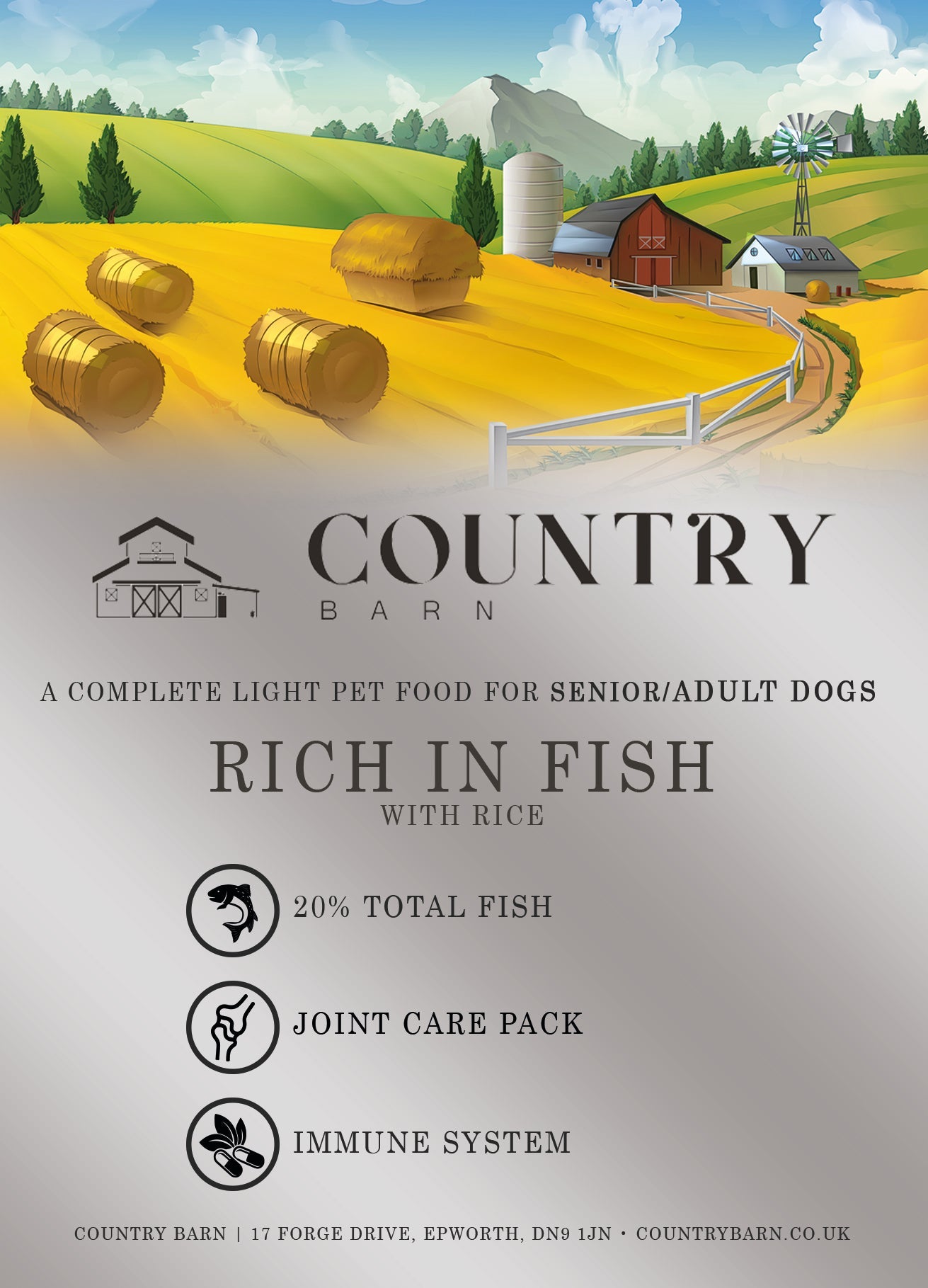 White Fish & Rice - Premium