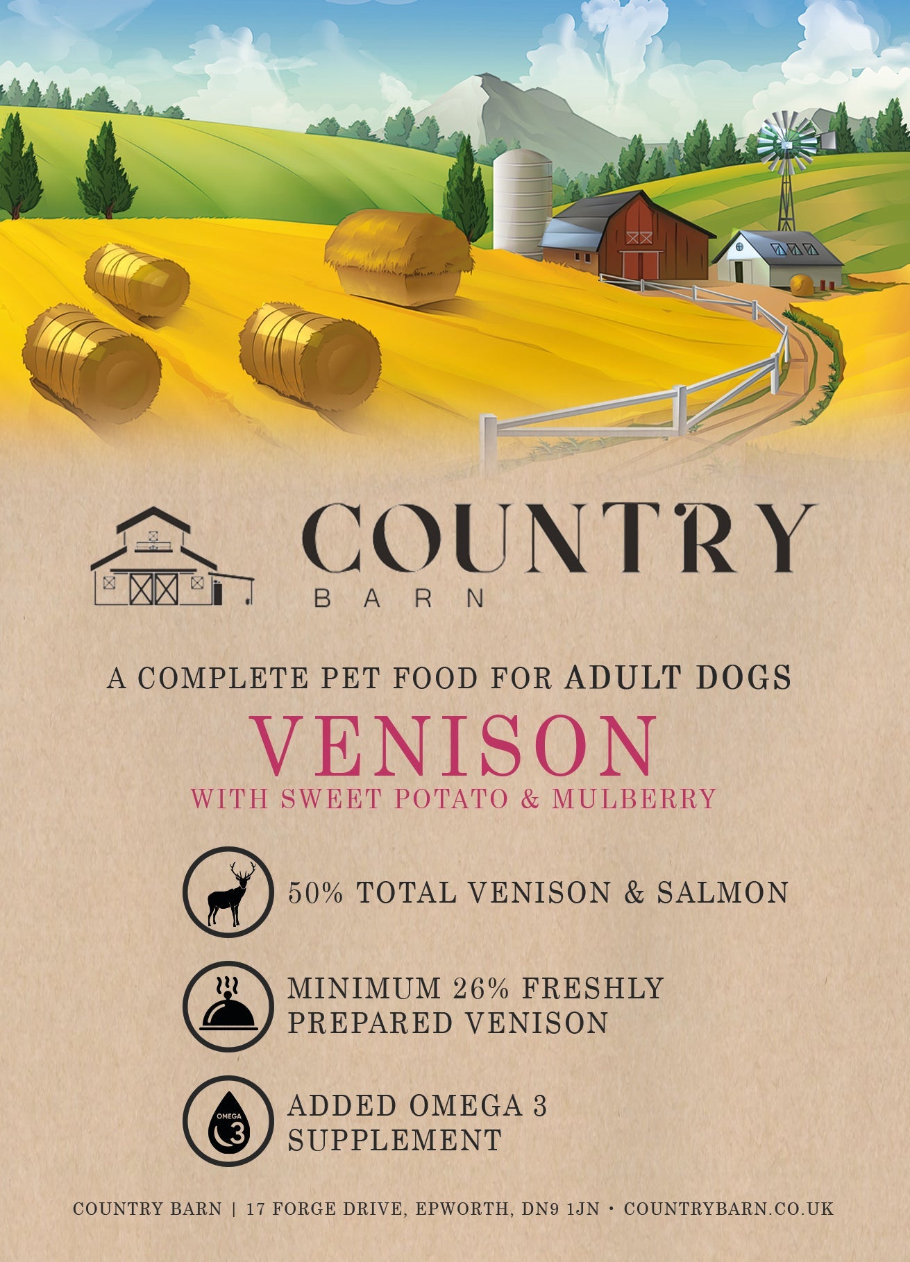 Venison & Mulberry